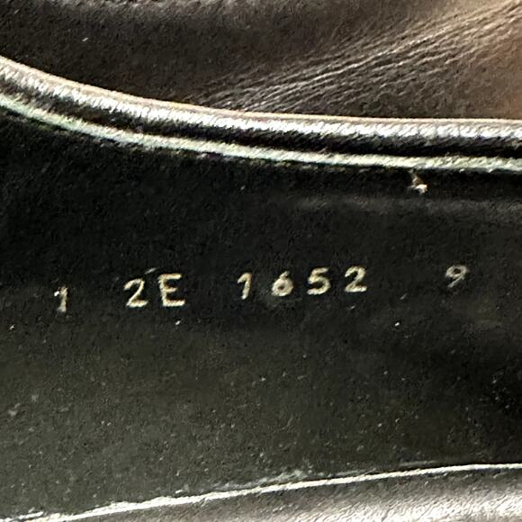 EUC Prada Tyrolean Derby Brushed Leather Split Toe Laced Black Italy UK 9 US 10 - Picture 8 of 12